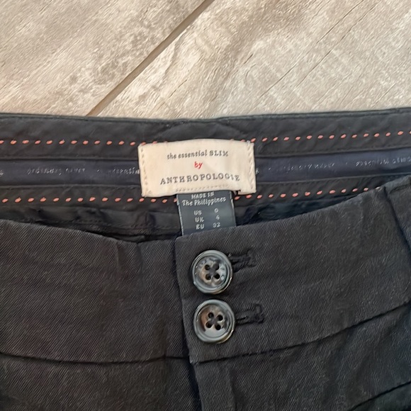 Anthropologie Essential Slim Kick Flare Pants - Picture 9 of 9